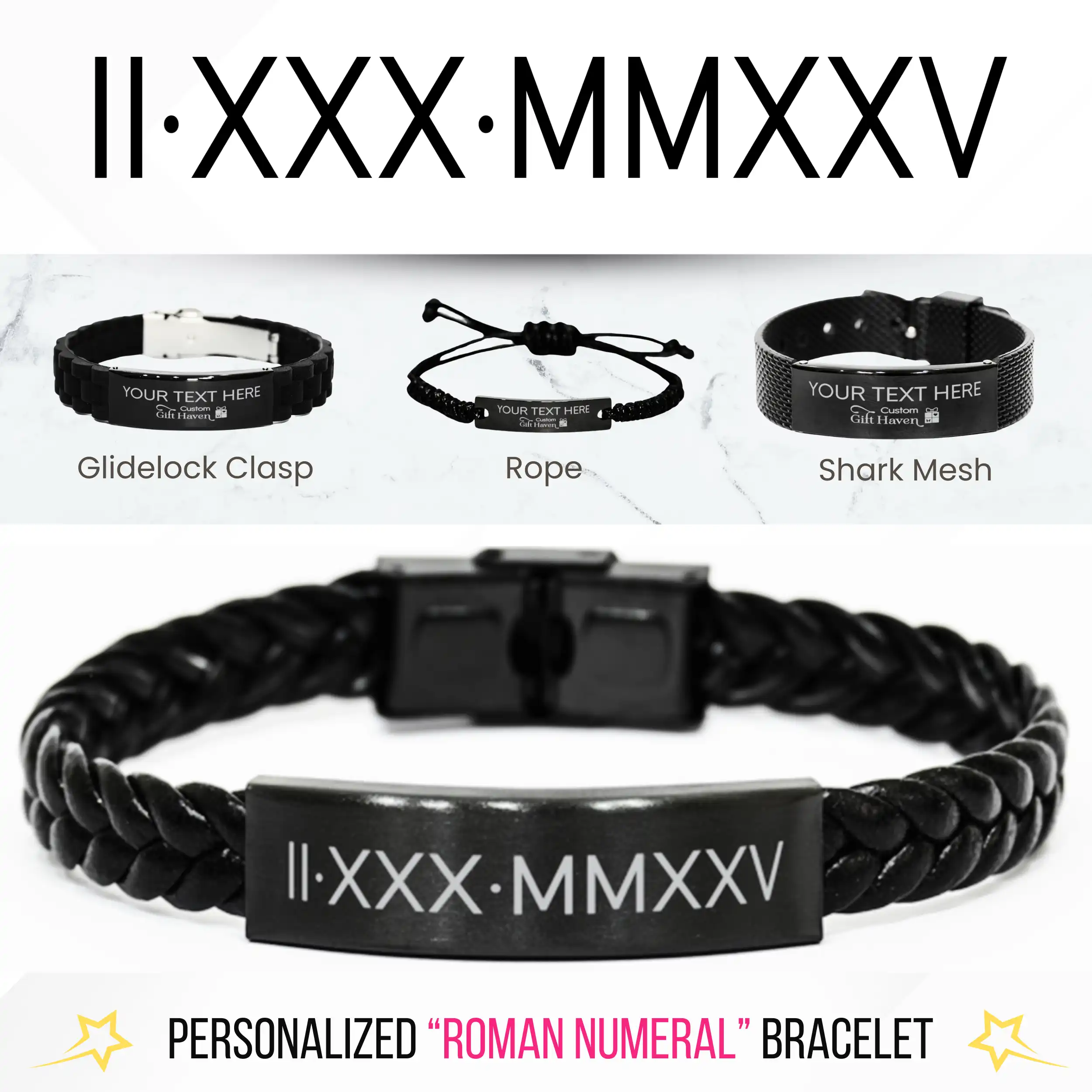 Custom Date Bracelet